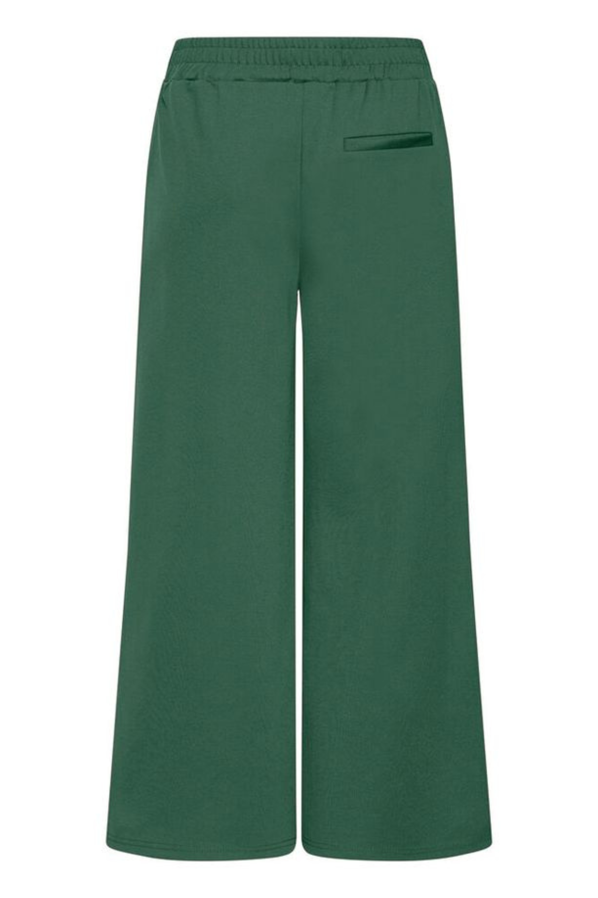 ICHI Kate Long Wide Leg Trousers - Green