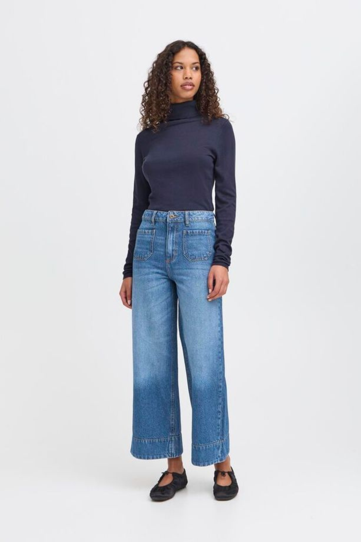ICHI Pamala Wide Leg Jeans