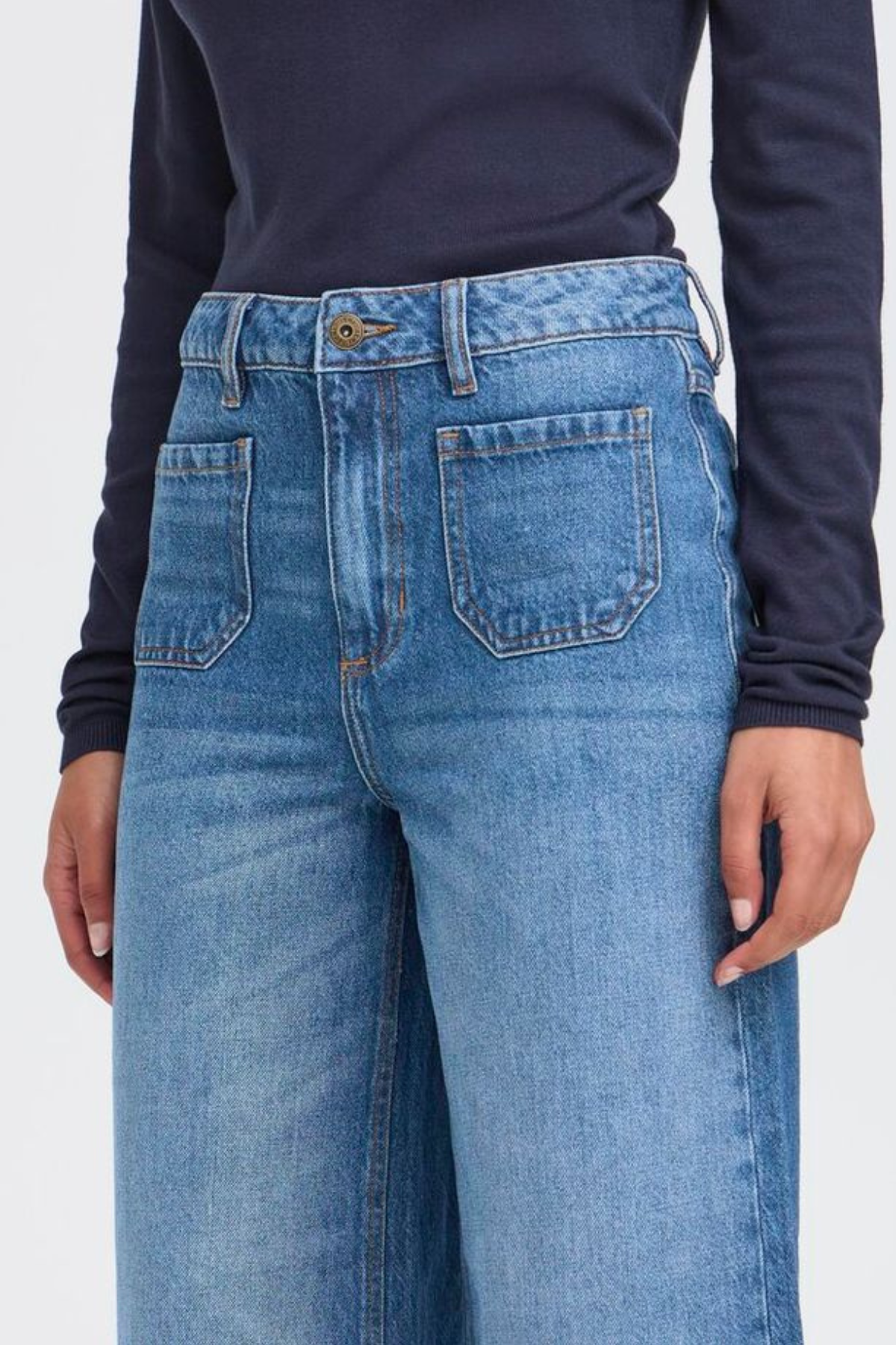 ICHI Pamala Wide Leg Jeans