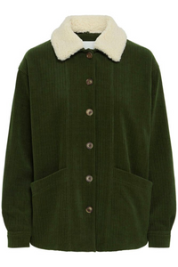 ICHI Kate Corduroy Jacket - Green