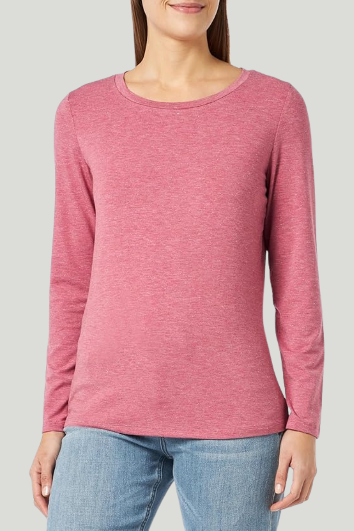 ICHI Rebel Long Sleeve Top - Pink