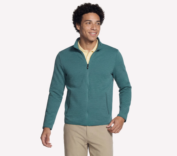 SKECHERS The Hoodless Hoodie Ottoman Jacket - Green