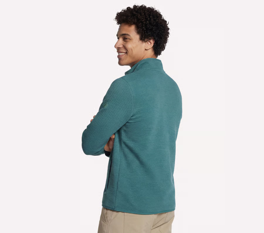 SKECHERS The Hoodless Hoodie Ottoman Jacket - Green