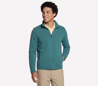 SKECHERS The Hoodless Hoodie Ottoman Jacket - Green
