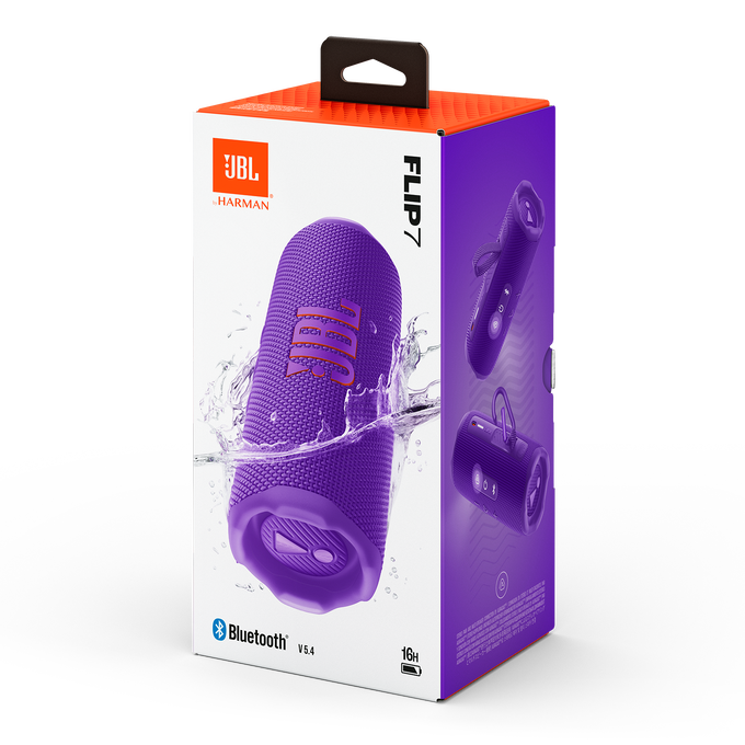 JBL Flip 7 Portable Bluetooth Speaker - Purple