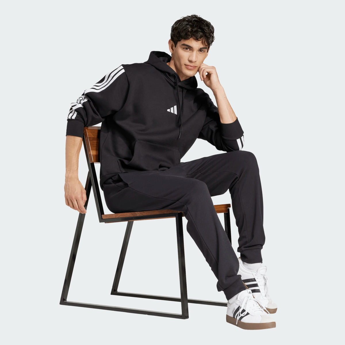ADIDAS Essentials Feelcosy French Tery Men's Joggers - Black