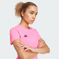 ADIDAS Adizero Essentials Running T-Shirt - Pink