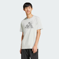 ADIDAS City Escape Logo Graphic Men's T-Shirt - Grey