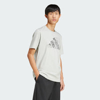 ADIDAS City Escape Logo Graphic Men's T-Shirt - Grey