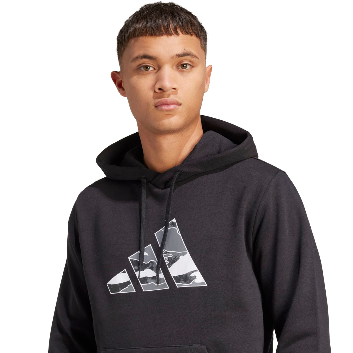 ADIDAS Camo Graphic Hoodie - Black