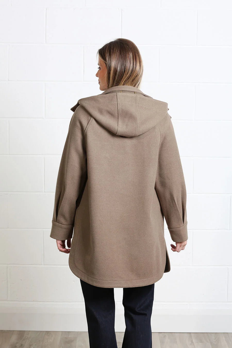 RANT & RAVE Joanna Hooded Coat - Moss