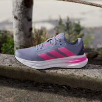 ADIDAS Women's Galaxy 7 Running Shoes - Grey/Pink | JQ2608