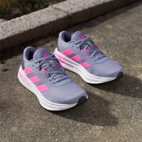 ADIDAS Women's Galaxy 7 Running Shoes - Grey/Pink | JQ2608