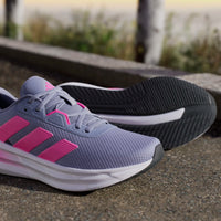 ADIDAS Women's Galaxy 7 Running Shoes - Grey/Pink | JQ2608