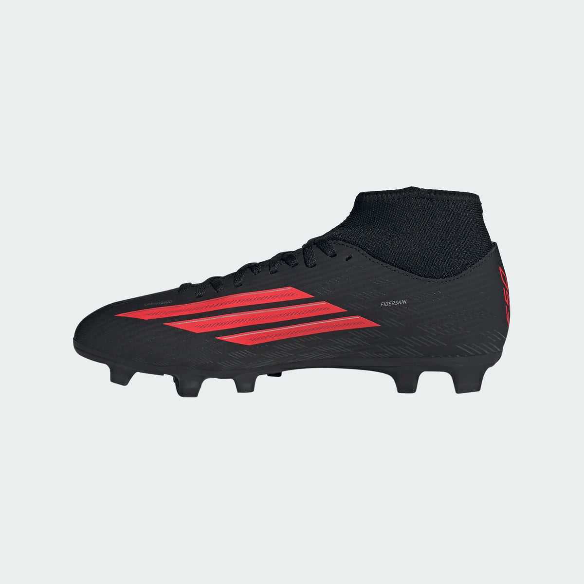 ADIDAS F50 CLUB Mid Cut Firm / Multi Ground Football Boots - Black
