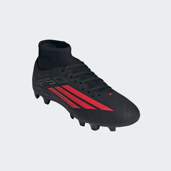 ADIDAS F50 CLUB Mid Cut Firm / Multi Ground Football Boots - Black