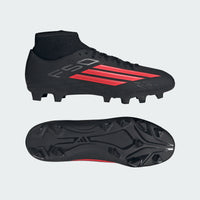 ADIDAS F50 CLUB Mid Cut Firm / Multi Ground Football Boots - Black