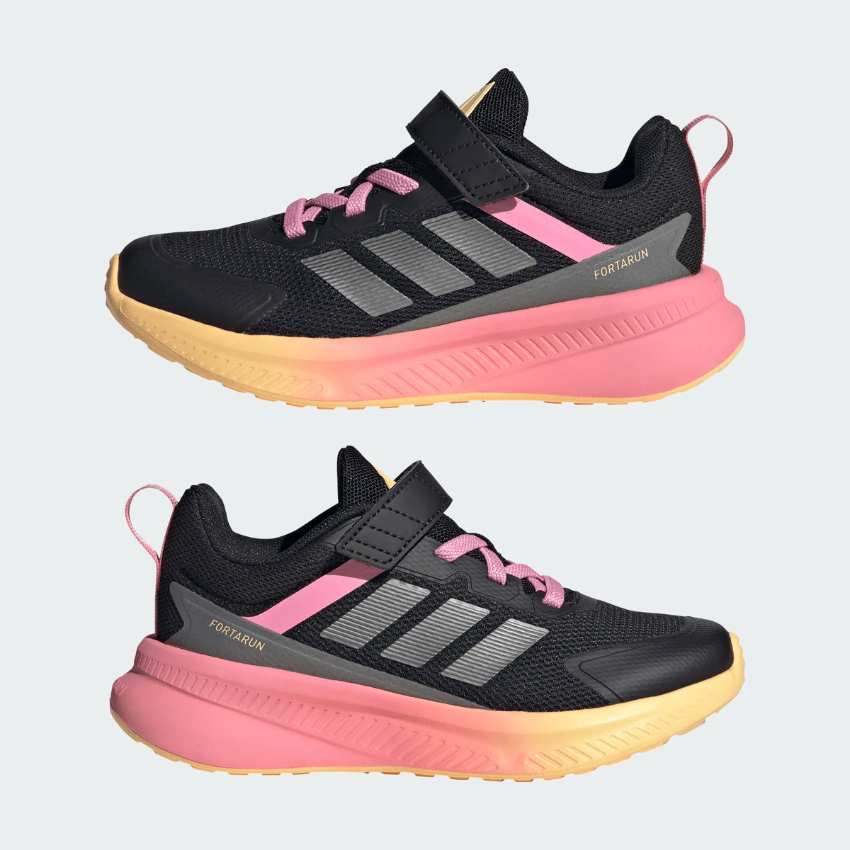 ADIDAS Fortarun Girl’s Shoes - Black/Multi | JR9831