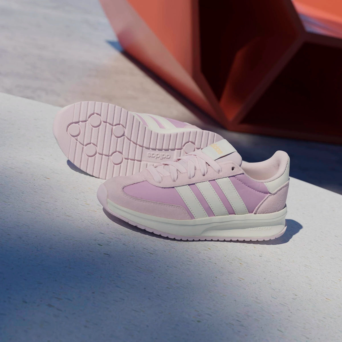 ADIDAS Run 70s 2.0 Girl's Shoes - Pink/Purple | JS2306