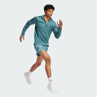 ADIDAS Own The Run Winterized Half Zip Hoodie - Teal