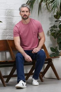 KENROW Jax Brushed T-Shirt - Brick