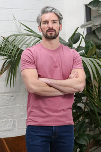 KENROW Jax Brushed T-Shirt - Brick