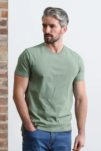 KENROW Jax Brushed T-Shirt - Basil Green