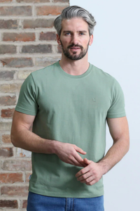 KENROW Jax Brushed T-Shirt - Basil Green