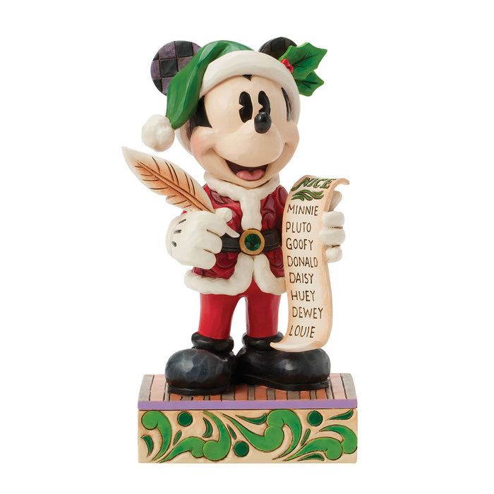 ENESCO Santa Mickey With List Disney Figurine by Jim Shore 19.5cm