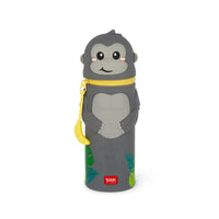 LEGAMI Gorilla "Wild but Kind" 2-in-1 Silicone Pencil Case - Kawaii