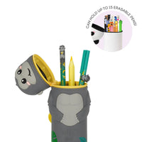 LEGAMI Gorilla "Wild but Kind" 2-in-1 Silicone Pencil Case - Kawaii