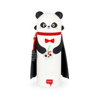 LEGAMI Halloween Panda "Bam-Boo" 2-in-1 Silicone Pencil Case - Kawaii