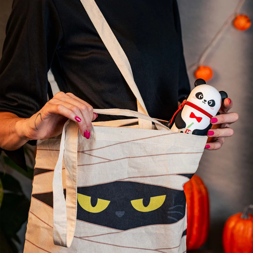 LEGAMI Halloween Panda "Bam-Boo" 2-in-1 Silicone Pencil Case - Kawaii
