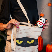 LEGAMI Halloween Panda "Bam-Boo" 2-in-1 Silicone Pencil Case - Kawaii