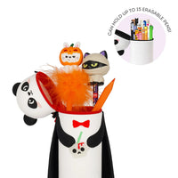 LEGAMI Halloween Panda "Bam-Boo" 2-in-1 Silicone Pencil Case - Kawaii