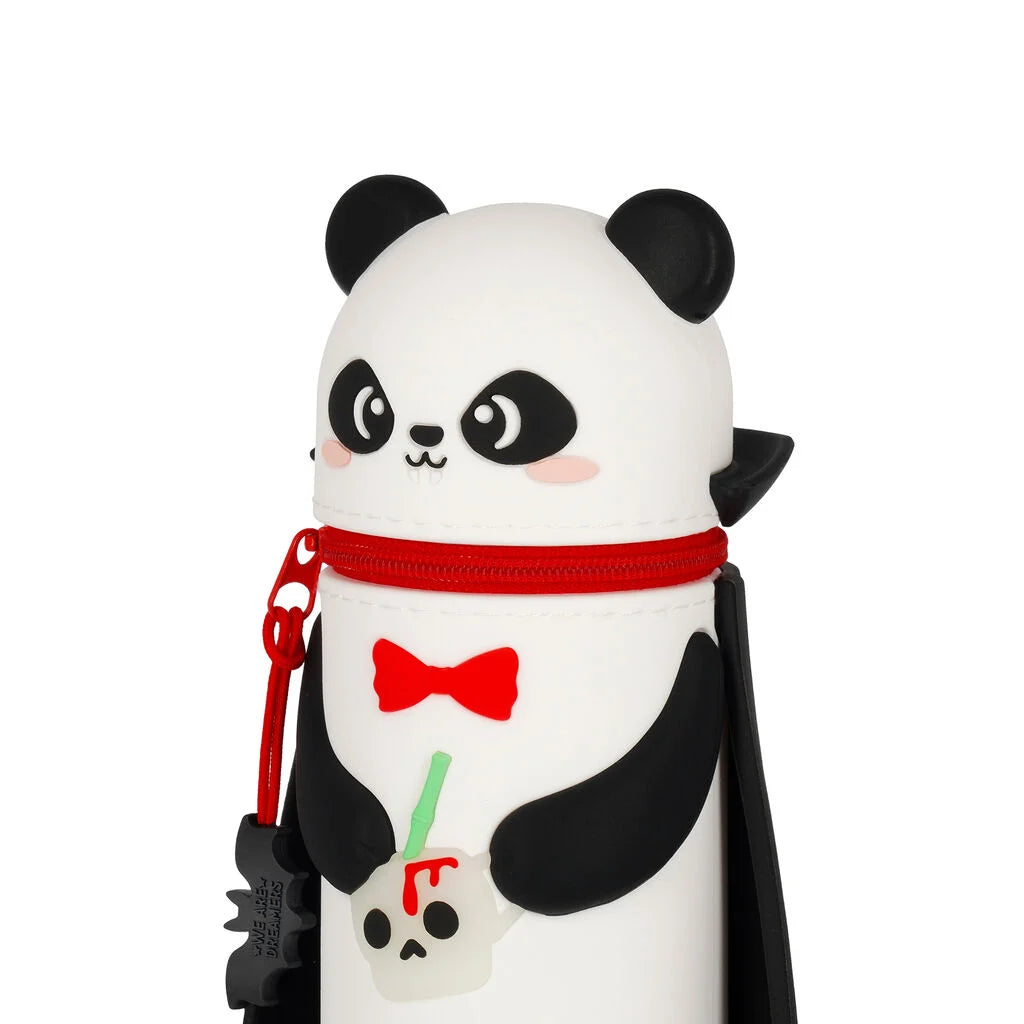 LEGAMI Halloween Panda "Bam-Boo" 2-in-1 Silicone Pencil Case - Kawaii