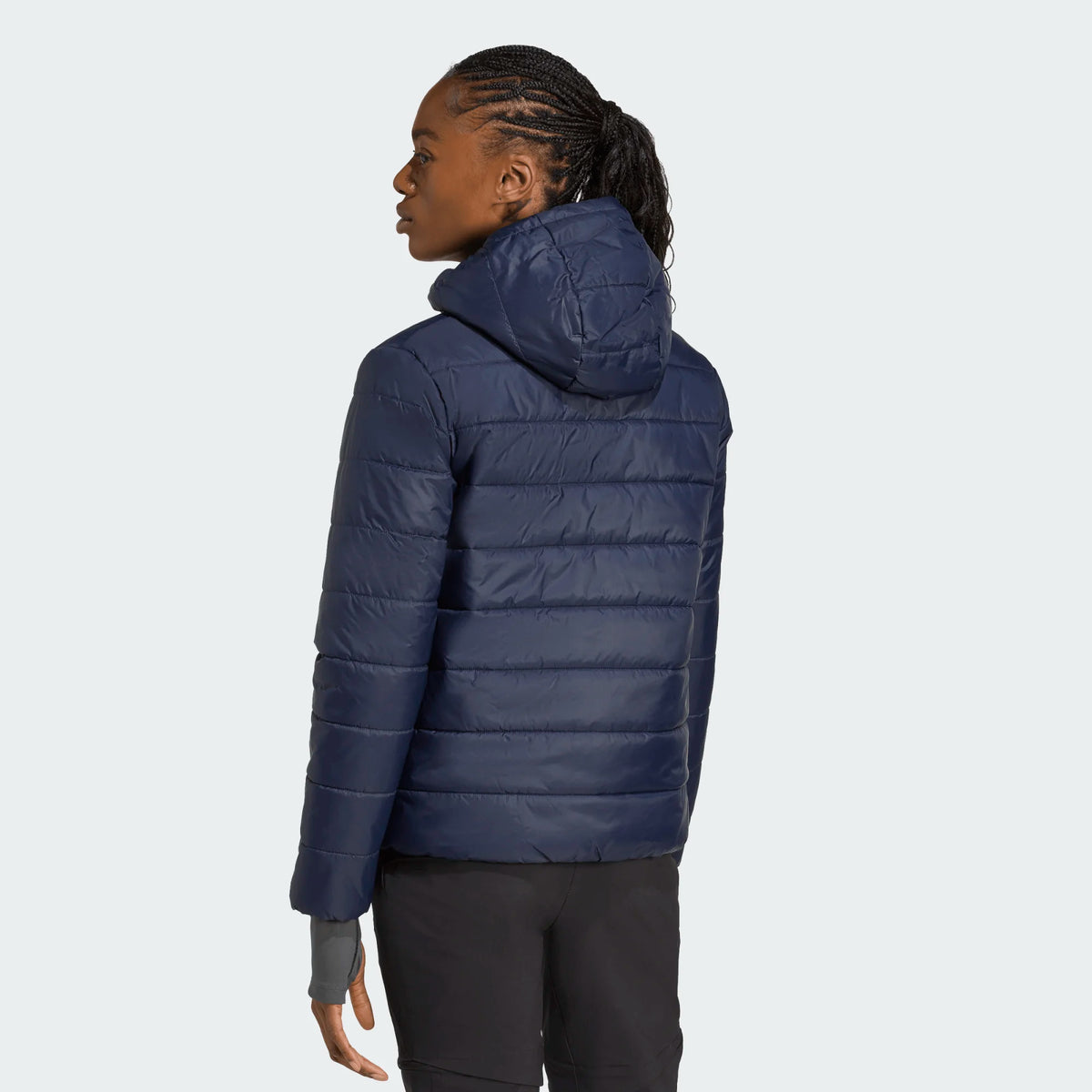 ADIDAS Terrex Multi Essentials CLIMAWARM Insulated Hooded Jacket - Navy