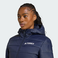 ADIDAS Terrex Multi Essentials CLIMAWARM Insulated Hooded Jacket - Navy