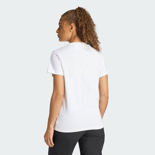 ADIDAS TERREX Mountain Graphic Tshirt - White