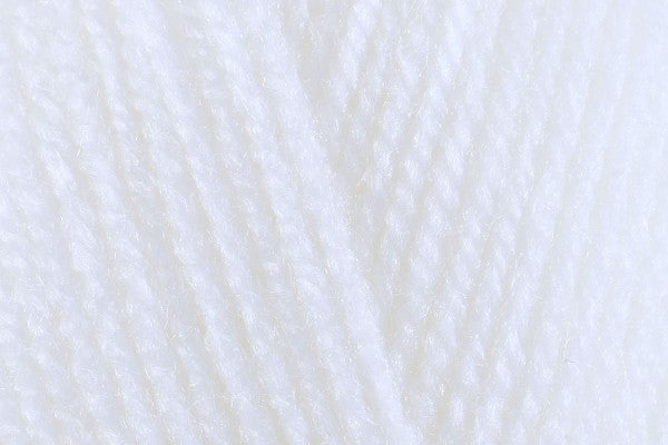 KING COLE Pricewise DK Yarn - White - 100g