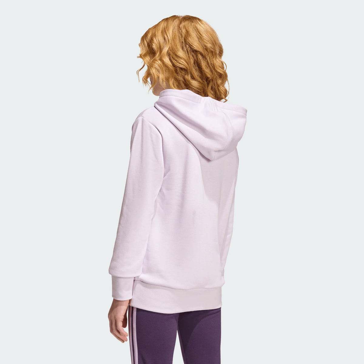 ADIDAS Girl's Glam Graphic Hoodie - Pink