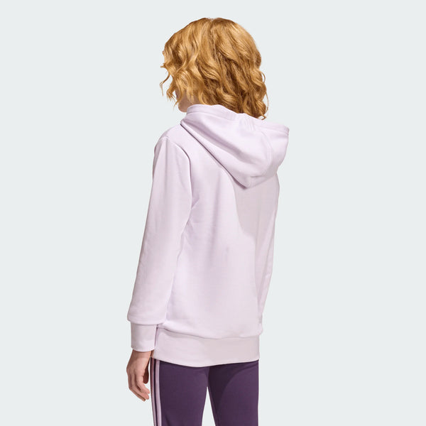 ADIDAS Girl's Glam Graphic Hoodie - Pink