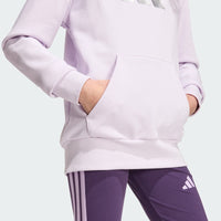 ADIDAS Girl's Glam Graphic Hoodie - Pink