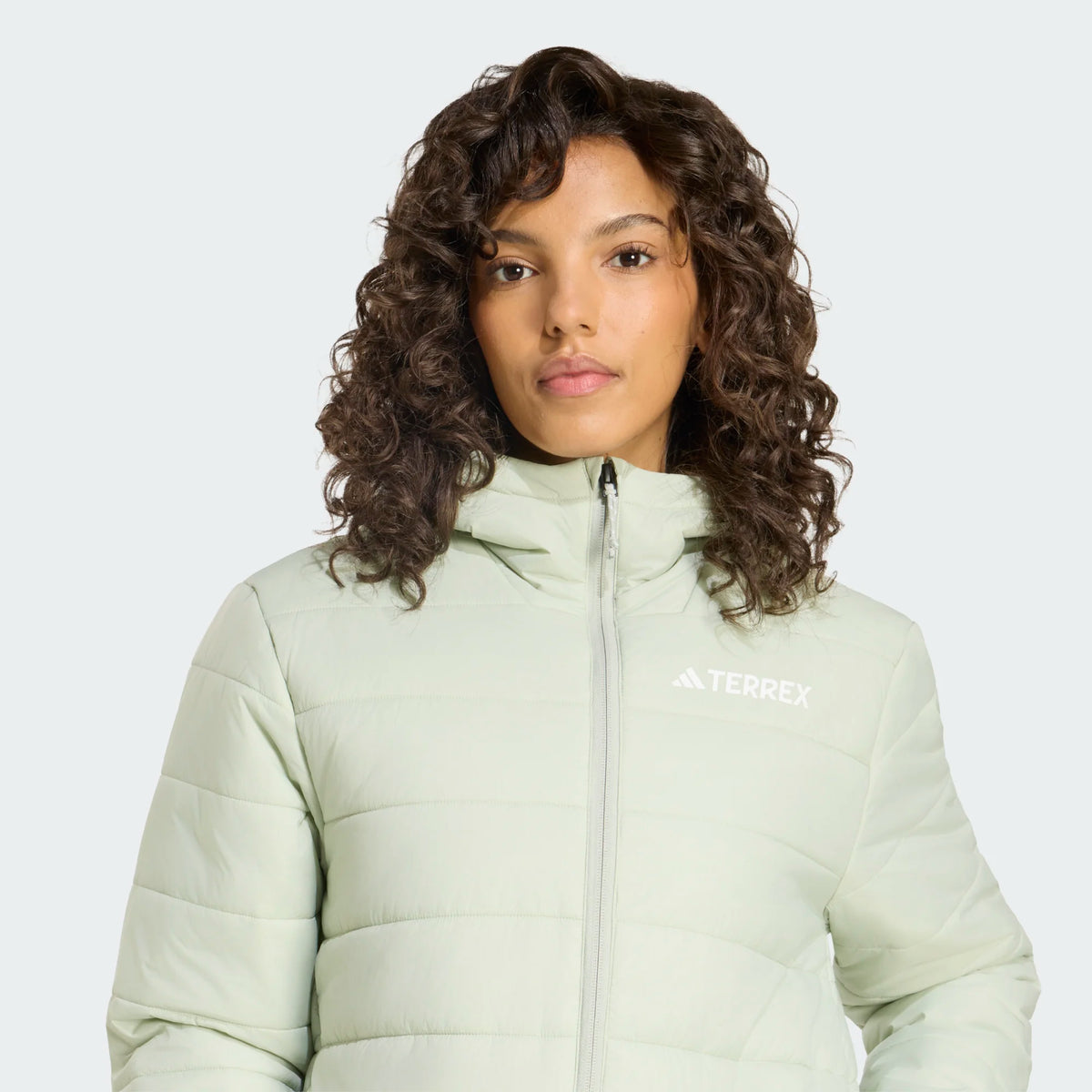 ADIDAS Terrex Multi Essentials CLIMAWARM Insulated Hooded Jacket - Green