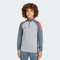 ADIDAS Tiro Essentials Half Zip Top - Grey