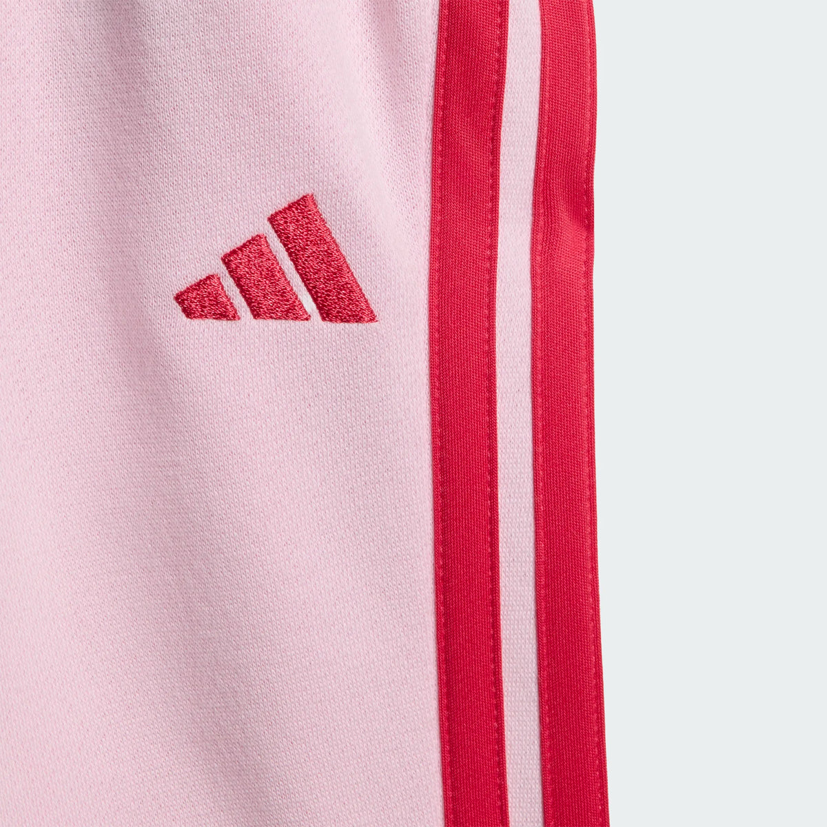 ADIDAS Girls Essentials Full Zip Top and Joggers Set - Pink | KR9317