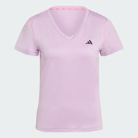 ADIDAS Workout Essentials V-Neck T-Shirt - Pink