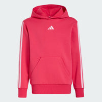 ADIDAS Girl's Essentials 3S Logo Hoodie - Pink | KT3382