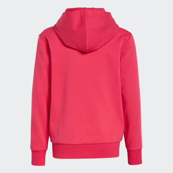ADIDAS Girl's Essentials 3S Logo Hoodie - Pink | KT3382