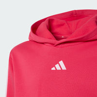 ADIDAS Girl's Essentials 3S Logo Hoodie - Pink | KT3382